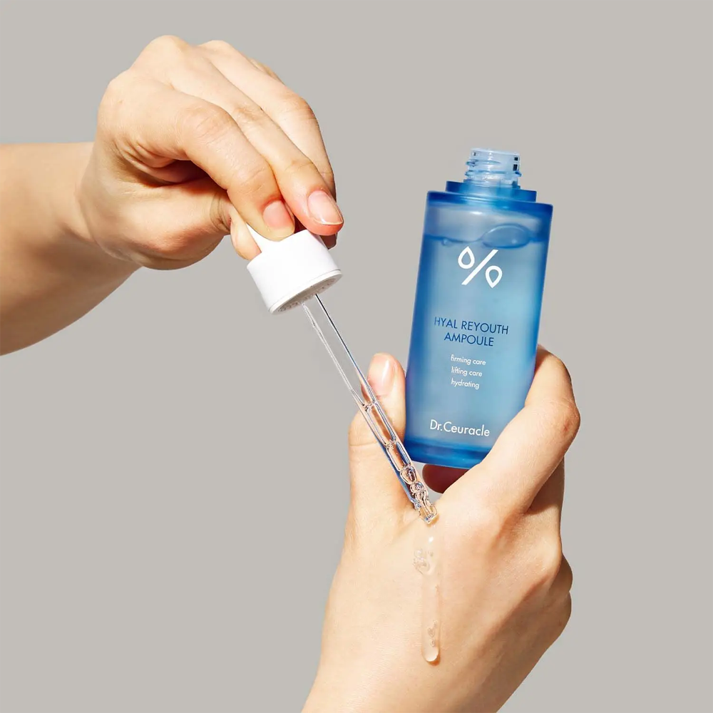 Dr. Ceuracle Hyal Reyouth Ampoule 50 ml - Зволожуюча ампульна сироватка для обличчя з гіалуроновою кислотою - фото №4 Dr. Ceuracle Hyal Reyouth Ampoule 50 ml - Зволожуюча ампульна сироватка для обличчя з гіалуроновою кислотою - фото №4